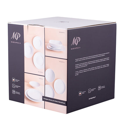 Mariapaula moderna premium 18 delige bordenset porselein met gouden rand