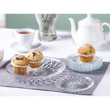 Altom Design Stella servies gebaksbordjes set 7 delig glas
