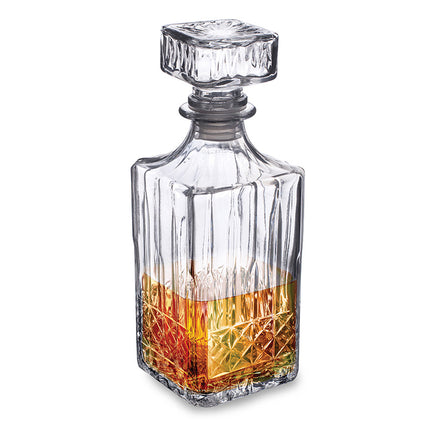 Altom design Cascade whisky karaf set met 4 glazen 330/900 ml glas
