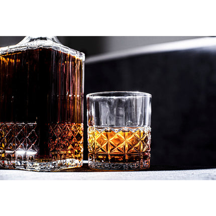 Altom design Cascade whisky karaf set met 4 glazen 330/900 ml glas