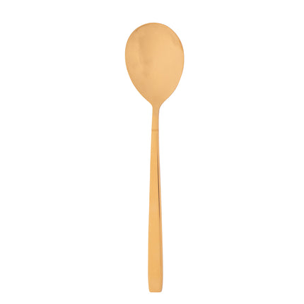 Altom design set van 2 rvs ovale salade bestek goud