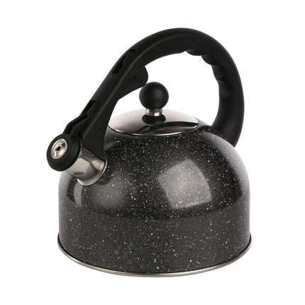 Altom Design Rock exclusieve fluitketel RVS antraciet 2.5 Liter - ook geschikt voor inductie