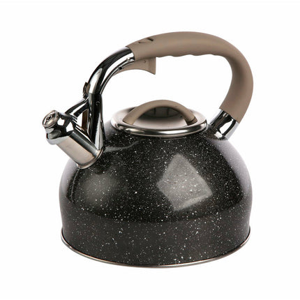 Altom Design Rock Classic fluitketel RVS antraciet / chrome / grijs 3 Liter - ook geschikt voor inductie