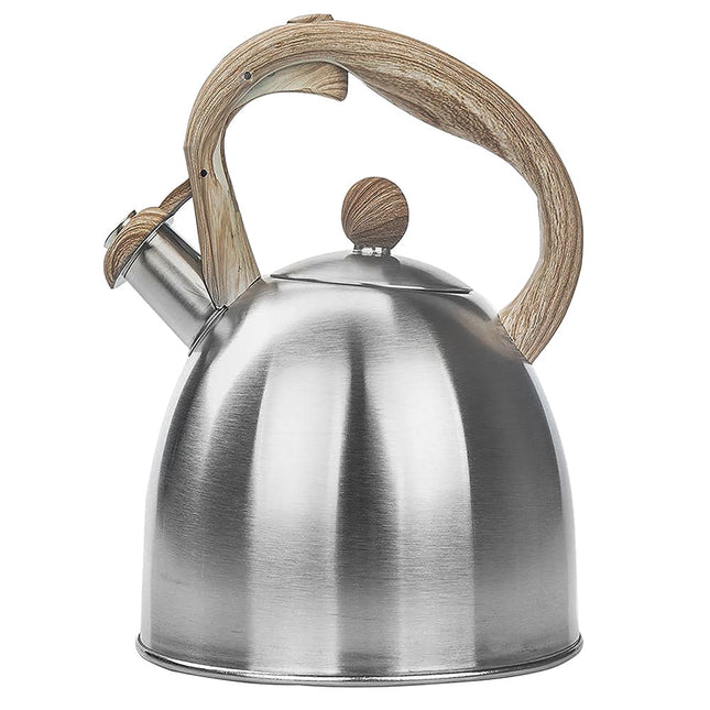 Altom Design Alex fluitketel geborsteld RVS / bruin 2.3 Liter - ook geschikt voor inductie