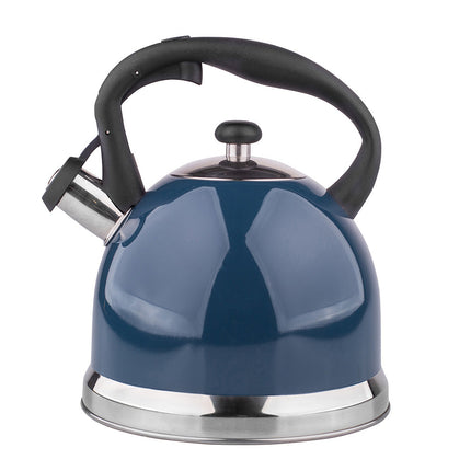 Altom Design Parker fluitketel RVS donkerblauw hoogglans 3 Liter - ook geschikt voor inductie