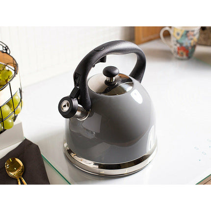 Altom Design Connor fluitketel RVS grijs hoogglans 3 Liter - ook geschikt voor inductie