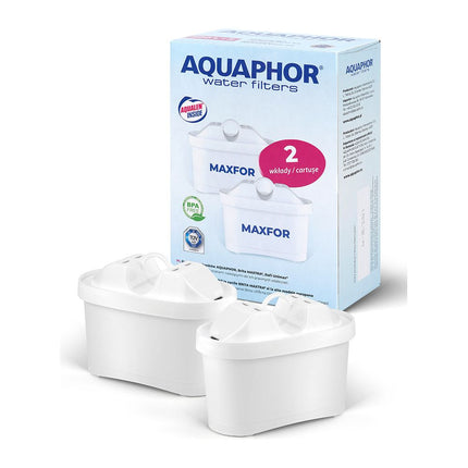 Set van 2 maxfor b100-25 filterpatronen voor Aquaphor waterkannen