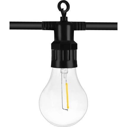 Lichtsnoer buiten 10 meter waterdicht E27 Fittingen incl. 20 LED Lampen - tuinverlichting - Lichtslinger voor binnen en buiten
