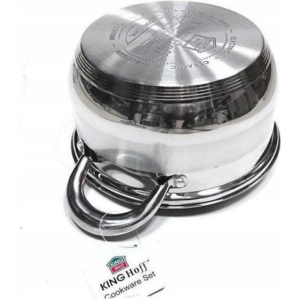 Kinghoff KB-1096 10 delige RVS pannenset - geschikt voor inductie