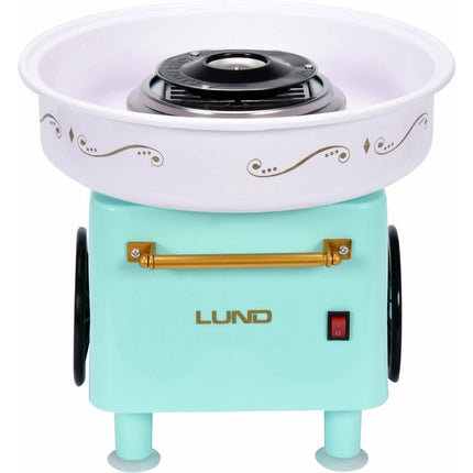 Lund suikerspinmachine met anti slip voeten 450W mint groen
