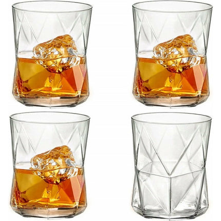 Bormioli Rocco cassiopea serie Whiskey / cocktail glazen 410 ml 4 Stuks