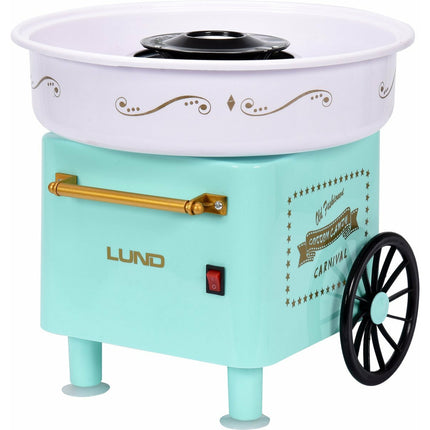 Lund suikerspinmachine met anti slip voeten 450W mint groen