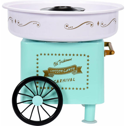 Lund suikerspinmachine met anti slip voeten 450W mint groen