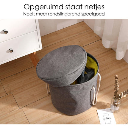 Multifunctioneel Opbergkleed - Speelgoed Organizer - Speelmat - opbergmand voor Kinderen - Geel
