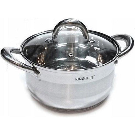 Kinghoff KB-1096 10 delige RVS pannenset - geschikt voor inductie