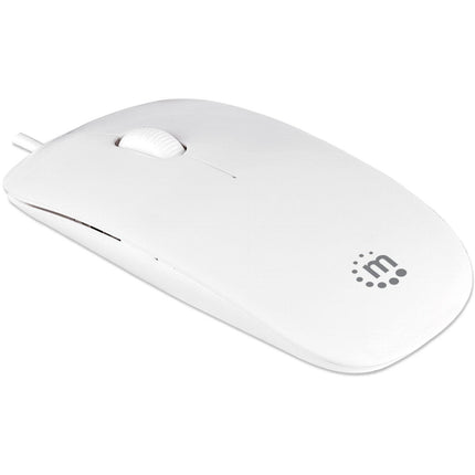 Manhattan Silhouette optische muis USB 1000dpi wit