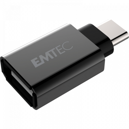 Emtec T600 USB-A naar USB Type-C 3.1 Adapter zilver