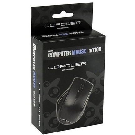 LC-Power optische muis m710B USB 800dpi zwart