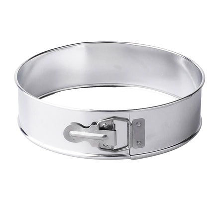 Tortownica ronde springvorm met hartvormige bakinleg Ø 24 cm zilver
