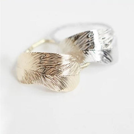 VSE haarelastiek blad zilver