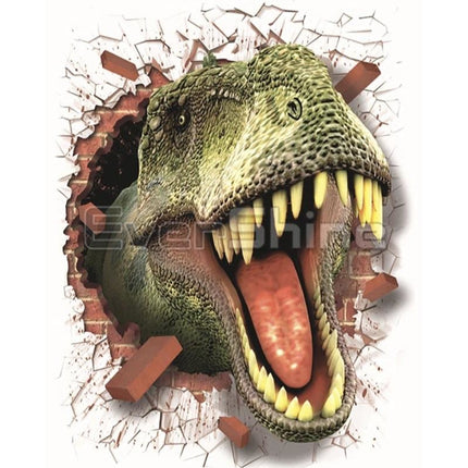 Evershine diamond painting voor volwassenen t-rex TA4-3757 vierkante steentjes 30 X 30