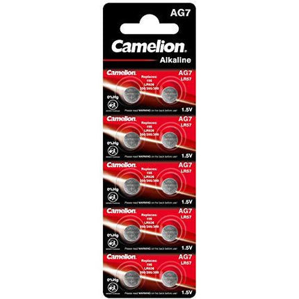 Camelion Knoopcelbatterijen AG7 0% Hg 10 stuks