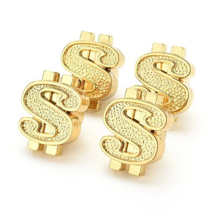 TT-products ventieldoppen Dollar sign goud 4 stuks