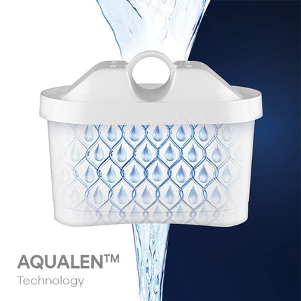 Aquaphor Waterfilterkan onyx 4.2 liter wit met wisselpatroon Maxfor+