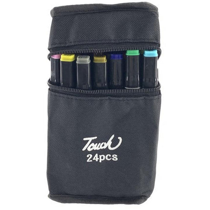 Set van 24 professional dual tip alcohol markers voor volwassenen en kinderen