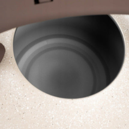 Florina Lava fluitketel RVS beige / bruin 2.5 Liter - ook geschikt voor inductie