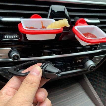 TT-products dip saus bakje / saus clip / saus houder fastfood kunststof assorti