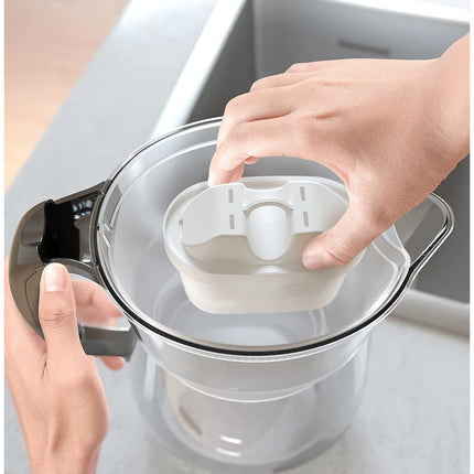 Aquaphor Waterfilterkan onyx 4.2 liter wit met wisselpatroon Maxfor+