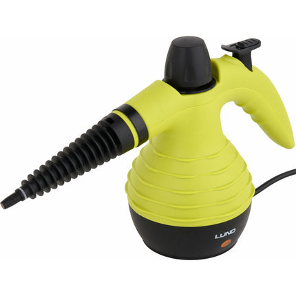 LUND professional hand stoomreiniger met 6 opzetstukken 1050W groen