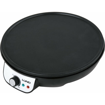 Lund professionele crêpe maker / pannenkoekmaker Ø 30 cm 1000W 67470 zwart
