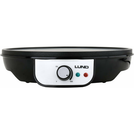 Lund professionele crêpe maker / pannenkoekmaker Ø 30 cm 1000W 67470 zwart
