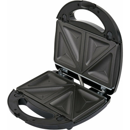 LUND professional 3 in 1 contactgrill, wafelijzer en tosti ijzer 760W - Zwart / zilver