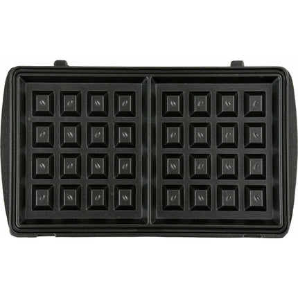 LUND professional 3 in 1 contactgrill, wafelijzer en tosti ijzer 760W - Zwart / zilver