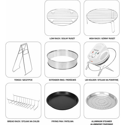 LUND Professional halogeen oven 1400W wit