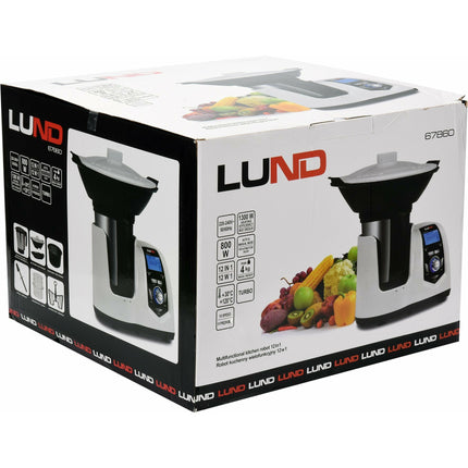 Lund professionele multifunctionele keukenrobot 12 in 1 800W