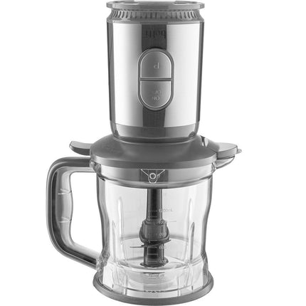Botti Flavio 2 in 1 hakmolen en smoothie blender 500W grijs / zilver