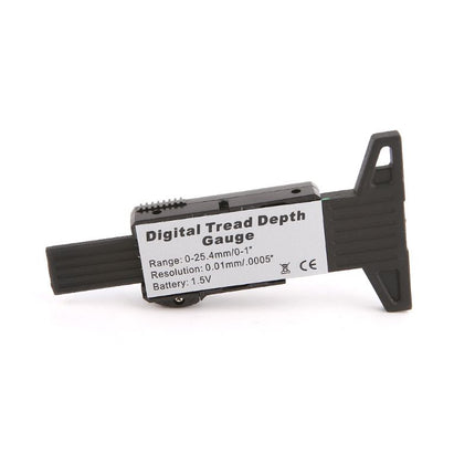 TT-products digitale bandenprofielmeter inch/mm zwart