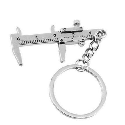 TT-products sleutelhanger schuifmaat 5 cm x 2 cm zilver