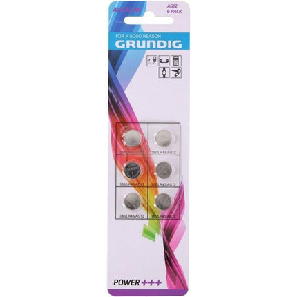Grundig Knoopcelbatterijen AG12 6 stuks