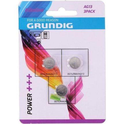 Grundig Knoopcelbatterijen LR44 3 stuks