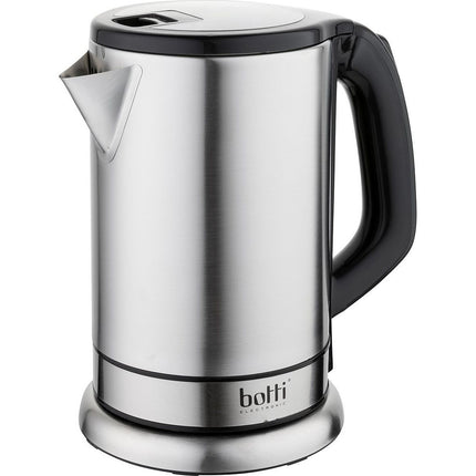Botti Jason waterkoker met transparante klep RVS 1.8L 1500W zilver