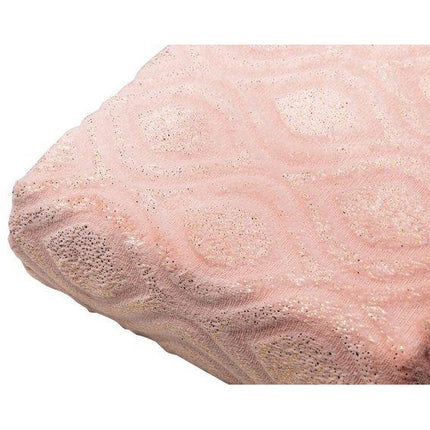 Miss Lucy plaid/deken ''Alice'' 170 x 210 cm poeder roze glitter