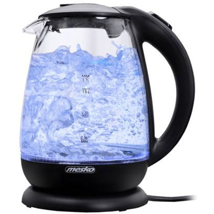 Mesko waterkoker met led 1,7L MS 1263 zwart