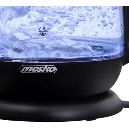 Mesko waterkoker met led 1,7L MS 1263 zwart