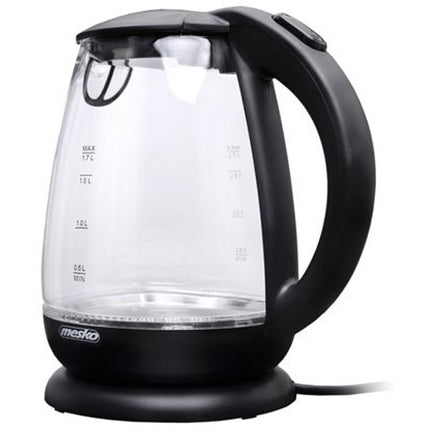 Mesko waterkoker met led 1,7L MS 1263 zwart