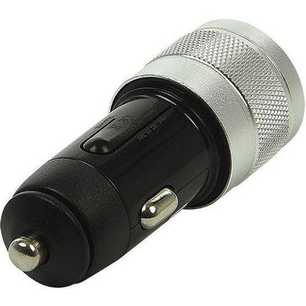ProPlus autolader USB type A + C 2-weg 12V/24V 3,1 Ampère zwart